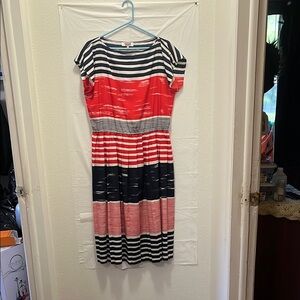 RODIER Navy and White Striped Garment